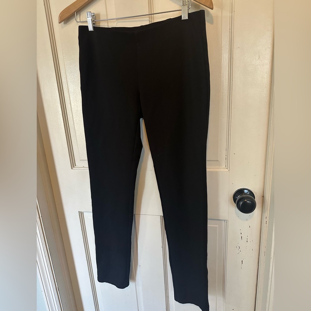 Eileen Fisher Pants‎ Size Small RN78121 Black Pull on ponte